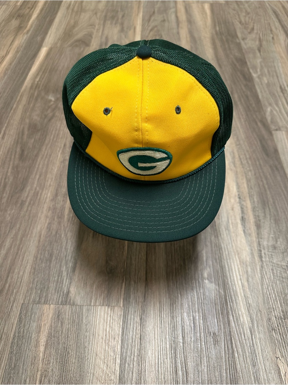 Vintage Green Bay Packers Mesh SnapBack Hat